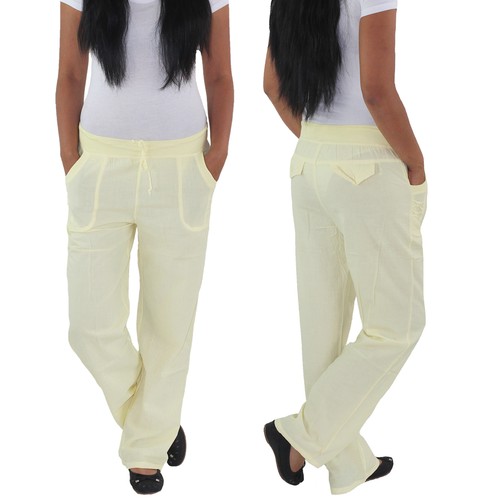 Damen leinenhose baggy - damen,