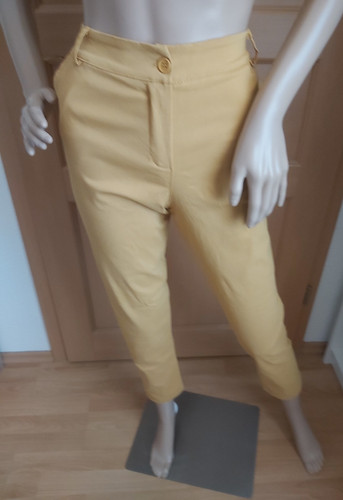 Damen stoffhose senf - damen,