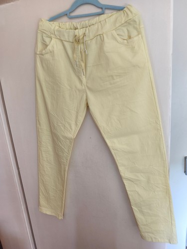 Damen hose xxl gelb - gr,