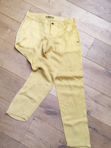 Chino hose sehr - leicht, gelb