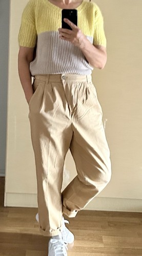 Oliver chino hose m gelb - s,
