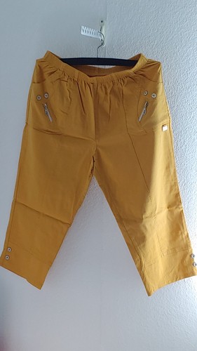 Senf gelbe caprihose - senf-gelbe, caprihose,