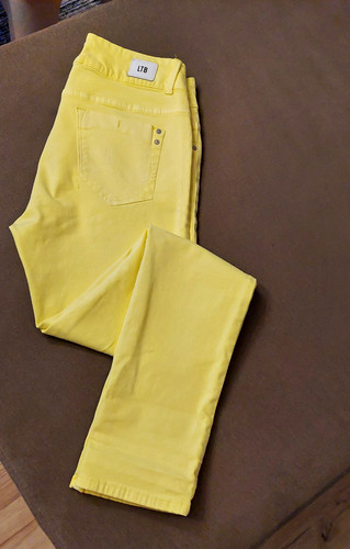Ltb damenhose gelb 38 - gelb,