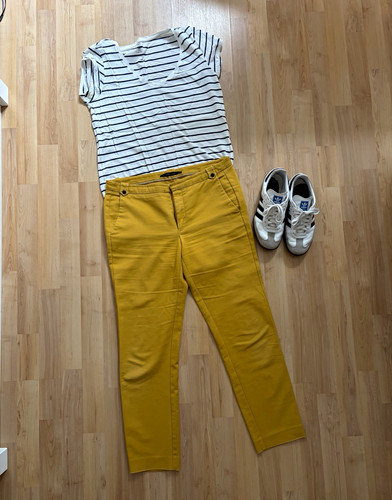 Zara basic damen chino hose - chino,