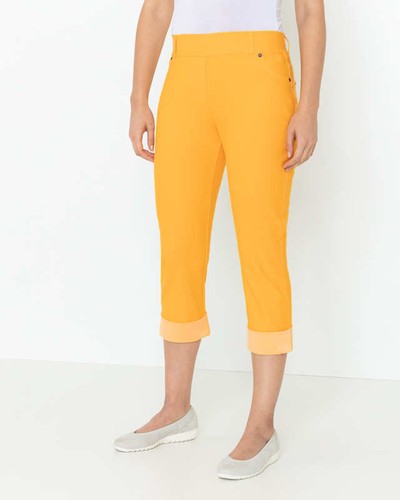Hose gelb damen - gelb,