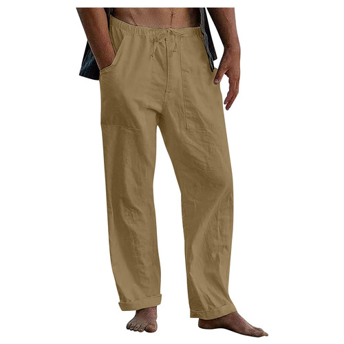 Herren leinenhose stoffhose - herren,