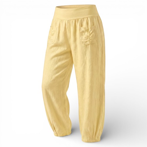 Leinenhose stoffhose damen - leinenhose,