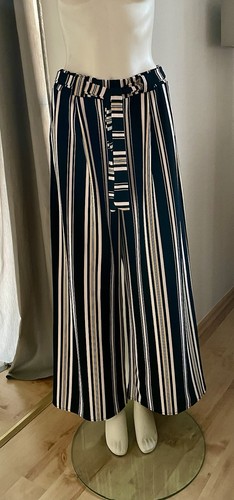 Damenhose schwarz beige gelb - damenhose, schwarz-beige-gelb